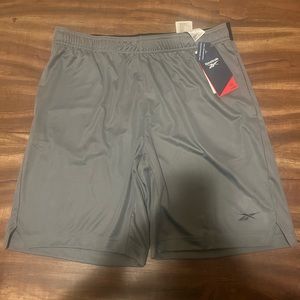 Grey Reebox comm knit shorts